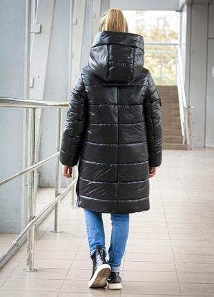 Зимове пальто "жасмін" на дівчинку, розміри на зріст 134- 1642 фото