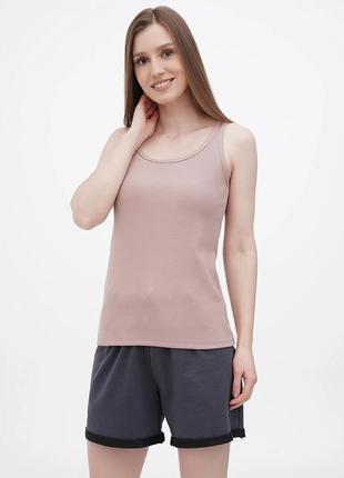 Chikiss жіноча майка в рубчик clv 300/02