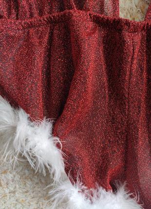 Женский костюм эротический рождественский сексуальный женский комплект нижнего белья ролевые игры7 фото