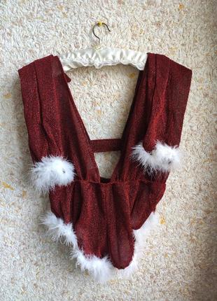 Женский костюм эротический рождественский сексуальный женский комплект нижнего белья ролевые игры5 фото