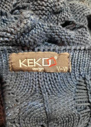 Стильный джемпер авангард градиент 6