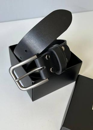 Мужской ремень из натуральной кожи классический, пояс