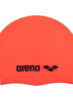 Шапочка для плавания arena classic silicone желтый one size (7d91662-040 one size)