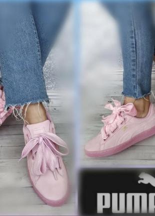 39-40 новые puma оригинал замшевые мокасины кроссовки