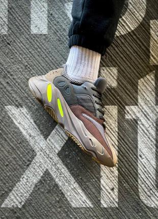 Мужские кроссовки adidas yeezy boost "mauve"#адидас7 фото