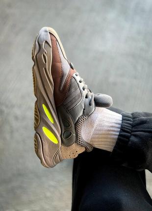 Мужские кроссовки adidas yeezy boost "mauve"#адидас9 фото