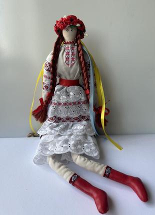 Кукла лялька тільда україночка в вишиванці на подарунок2 фото