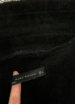 Zara куртка тепла зимова дублянка6 фото