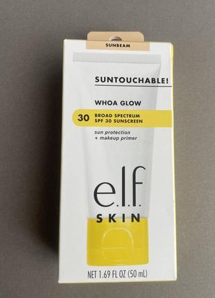 Сонцезасний фільтр-праймер elf skin suntouchable woah glow spf 30