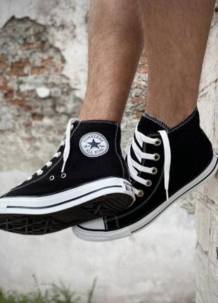 Стильні високі кеди, кросівки converse all star original10 фото