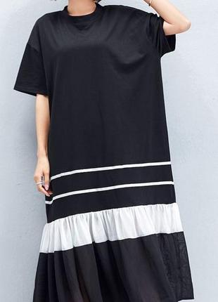 Новое платье оверсайз трикотаж