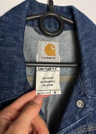 Женская джинсовка carhartt wip винтажная джинсовая куртка оригинальная шерпа кархарт вип3 фото