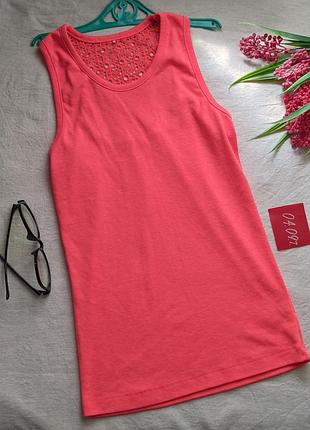 Майка с кружевом 11/12 лет