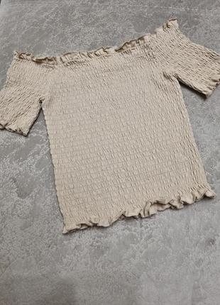 Тиснений топ h&m