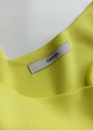 Красивая летняя яркая желтая блуза / маечка7 фото