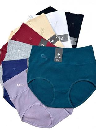Труси жіночі сліпи висока посадка anttifu 13609 - 7 шт.