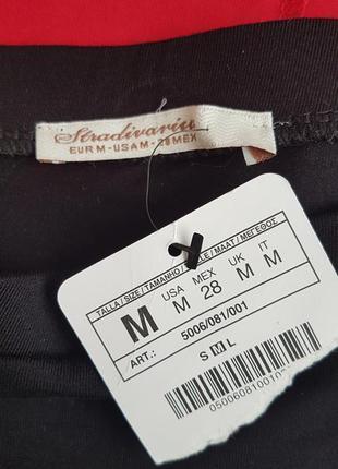 Черная мини юбка stradivarius.2 фото