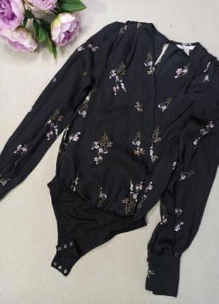 Очень красивая блуза боди на запах от h&m,