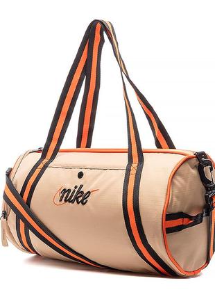 Жіноча сумка nike nk heritage duff - retro бежевий one size (7ddr6261-200 one size)3 фото