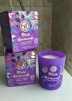 Парфумована свічка ожинова насолода ів роше ив роше