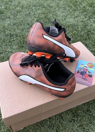Дитячі футбольні бутси puma rapido fg jr little cleats shoes4 фото
