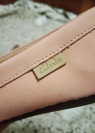 Туфли кожаные женские clarks 36-37 г.5 фото