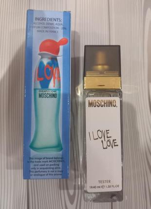 Тестер moschino i love love   40 мл