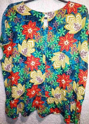 Летняя блузочка,блузка большой размер2 фото