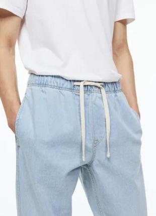 Чоловічі джинси на резінці джогери h&m2 фото