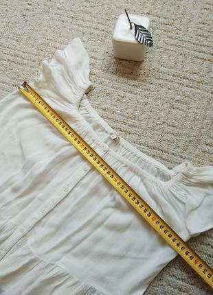 Укороченный белый топ блуза футболка свободного кроя8 фото