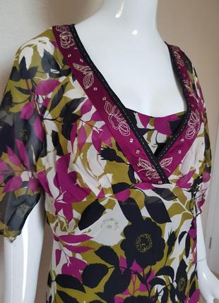 Вишукана шовкова блуза від преміум бренду monsoon4 фото