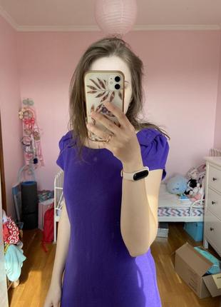 Фіолетова сукня з бантиками розмір s3 фото