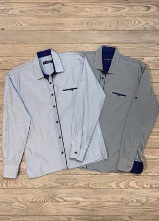 Приталена сорочка-трансформер для хлопчика 146,152,158,164,170