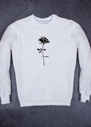 Світшот pobedov 001 - rose grotesk, молочний