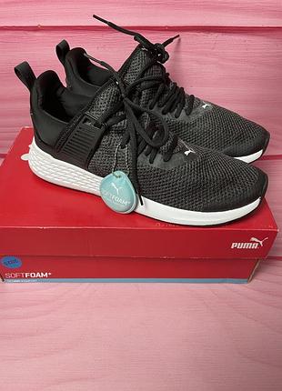 Кроссовки мужские puma insurge heather black-asphalt-white