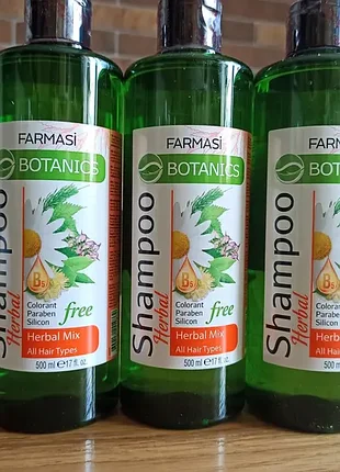 Натуральный шампунь botanics травяной микс