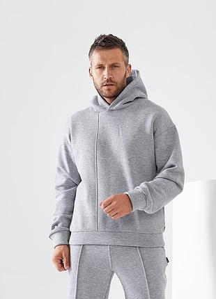 Мужской прогулочный теплый костюм