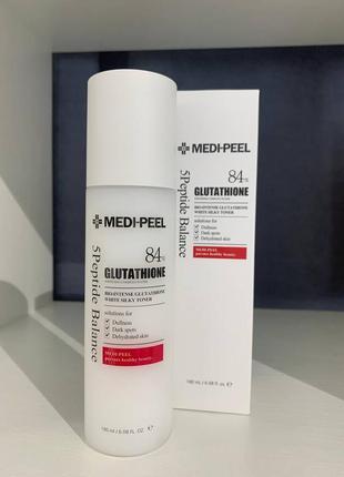 Освітлюючий тонер з глутатионом medi-peel bio-intense glutathione white toner 180 ml1 фото