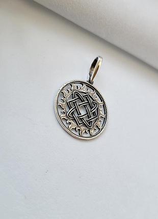 Серебряная подвеска кулон оберег амулет звезда лады богородицы серебро 925 пробы...
