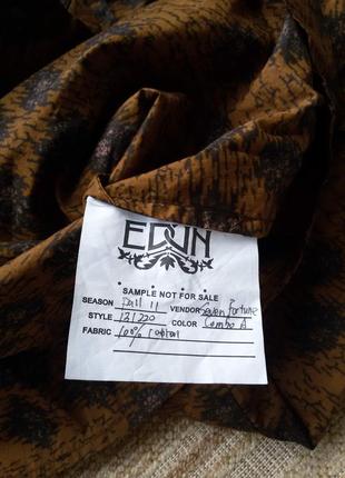 Дизайнерская рубашка edun африка 100% коттон6 фото