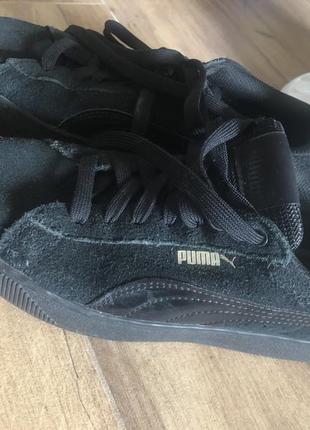 Черные кроссовки puma