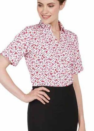 Брендовая блуза блузка сорочка meltemi бангладеш абстракция большой размер этикетка