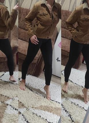 Утепленная вельветовая куртка шерпа oversize gap на меху, xs-s
