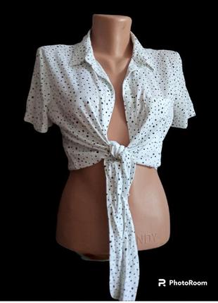 Рубашка - блуза на завязках
