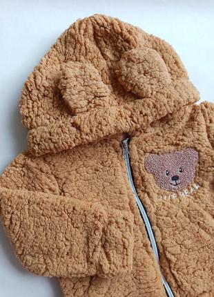Плюшеві курточки "тедді" для дітей на вік: 1-4 роки5 фото