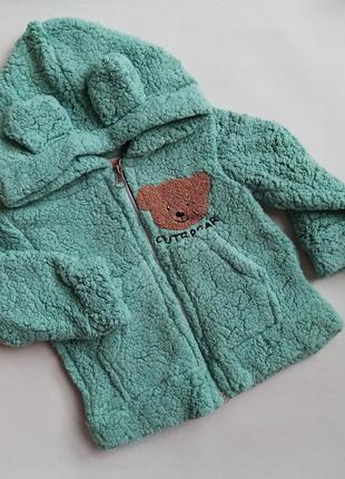 Плюшеві курточки "тедді" для дітей на вік: 1-4 роки6 фото