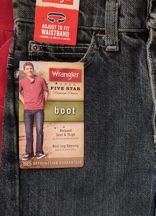 Детские классические прямые джинсы wrangler, сша, мальчику, на 6-7 лет, 116 122