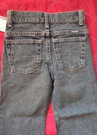 Детские классические прямые джинсы wrangler, сша, мальчику, на 6-7 лет, 116 1226 фото