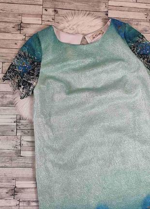 Женское платье iren klairie бирюзового цвета размер 50 хl2 фото