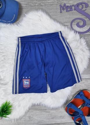 Детские спортивные шорты adidas для мальчика синие размер 1281 фото